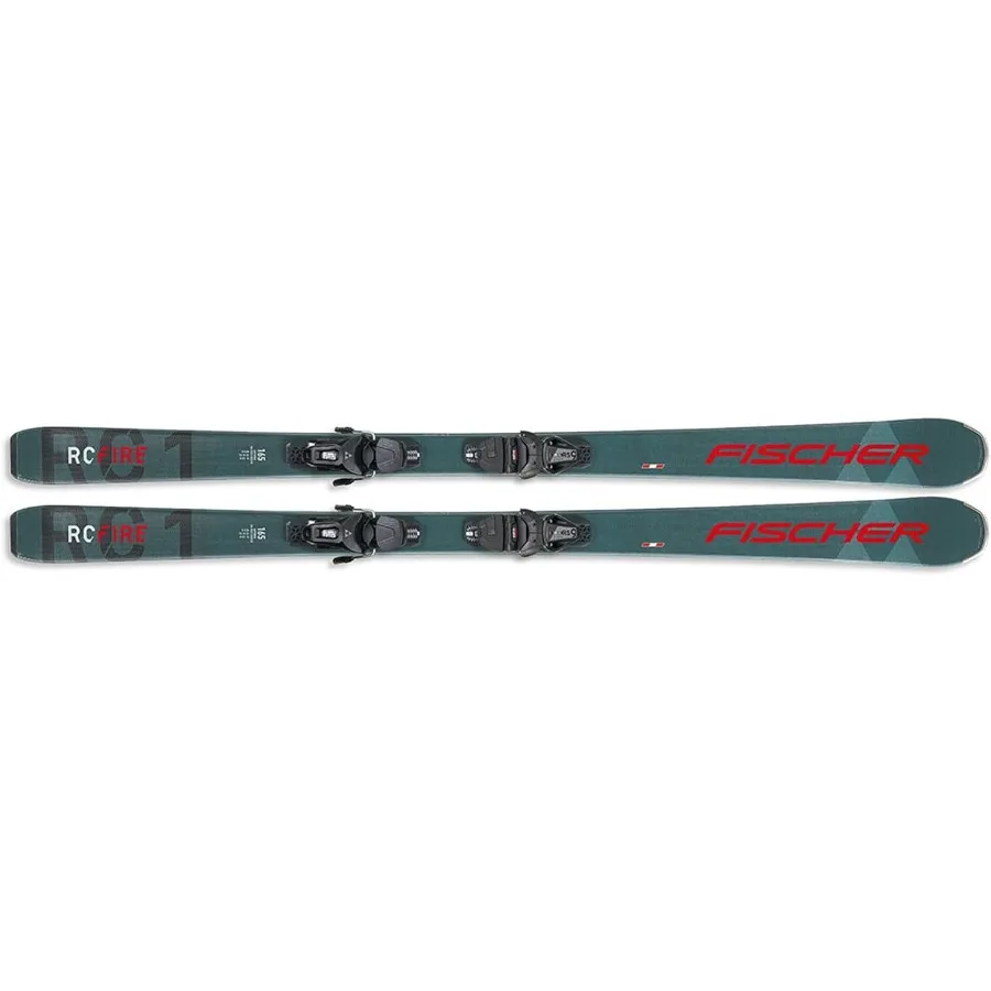 Унисекс RC Fire Lightweight EasytoHandle Alpine All Mountain Piste Снежные лыжи с креплениями