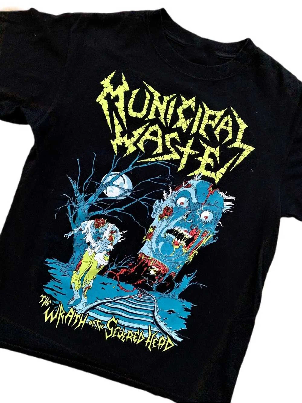  Municipal Waste Band Cotton Gift For Fan S-2345XL Black T-shirt GC207