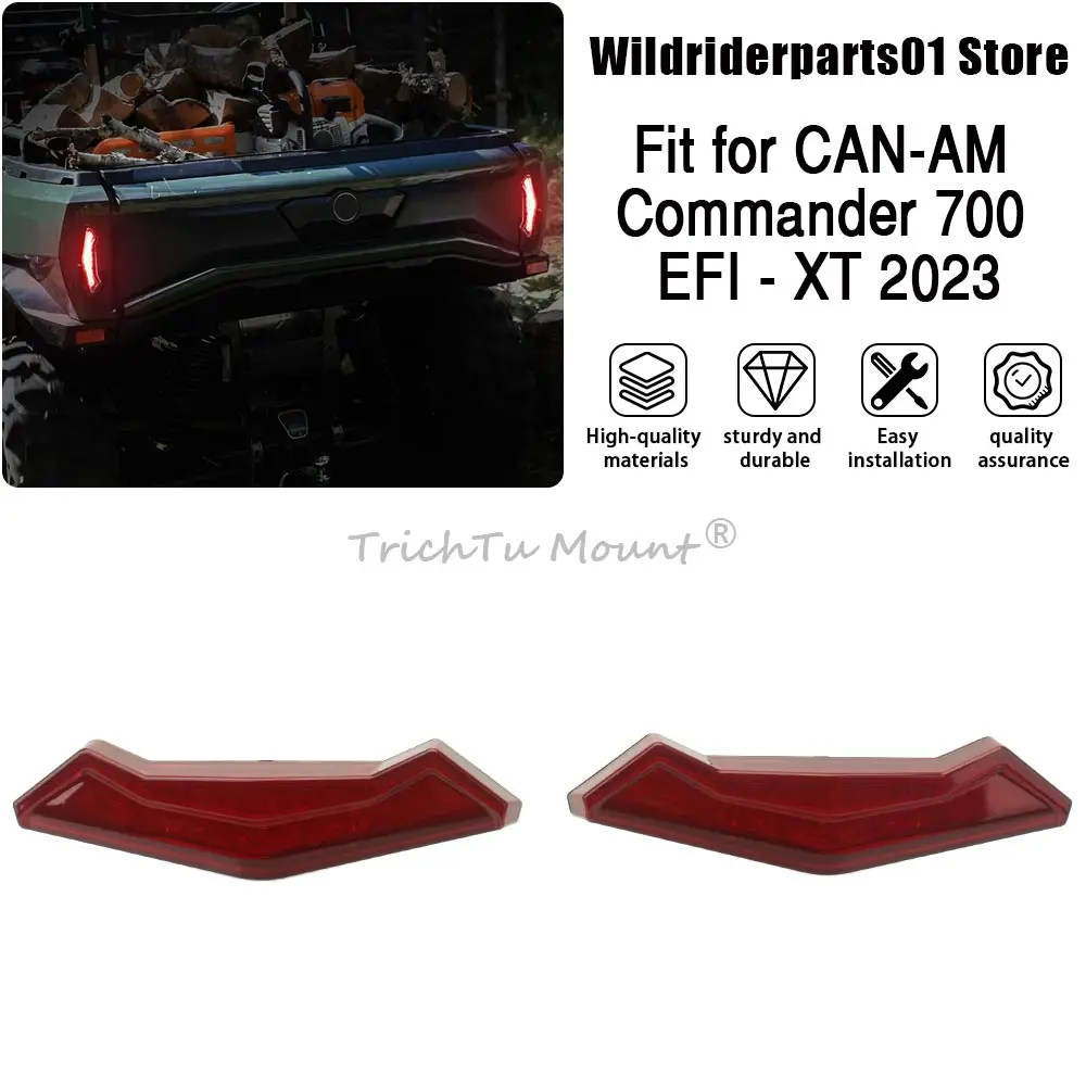 

For 2021 2022 Can-Am Commander DPS XT MAX DPS XT 710006633 Modified Car UTV Rear Brake Stop Led Lights Lamps LED Tail Light New