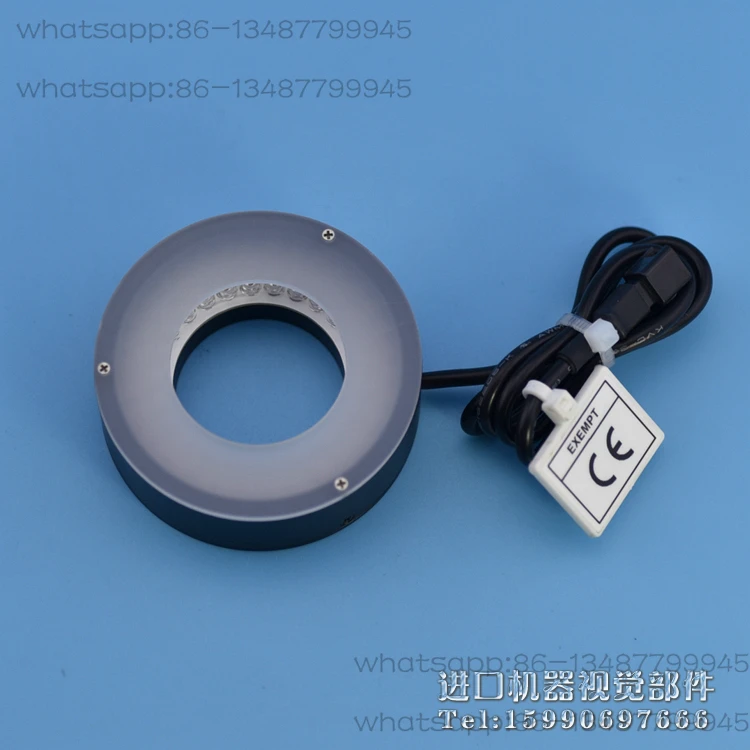 

IMAC IDR-F60/32DR Machine Vision Ring Light Source DC12V Red Light, Diffuser Board