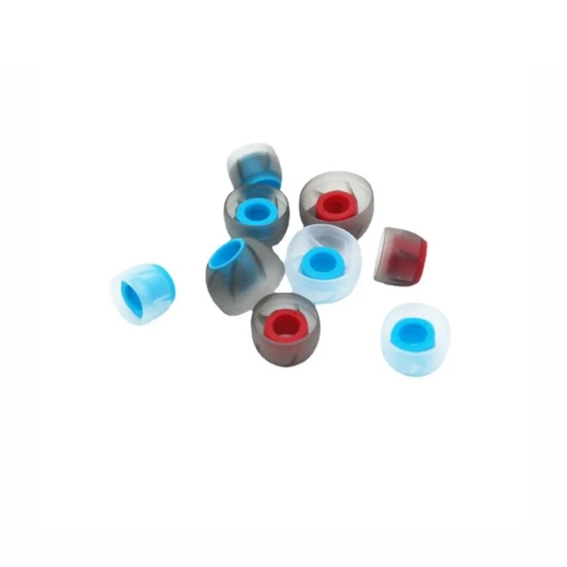 Spiral Ear Tips For Earphone Silicone Case Ear Pads Earphone Gel Covers Earbuds Headphone Eartips Earplug Cushion 3pairs