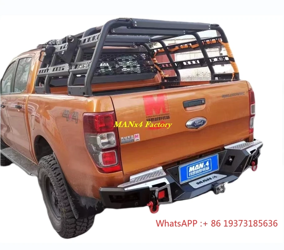 

Deluxe 4x4 Steel Rear Bumper Universal for Ranger T6 T7 T8 2011-2021