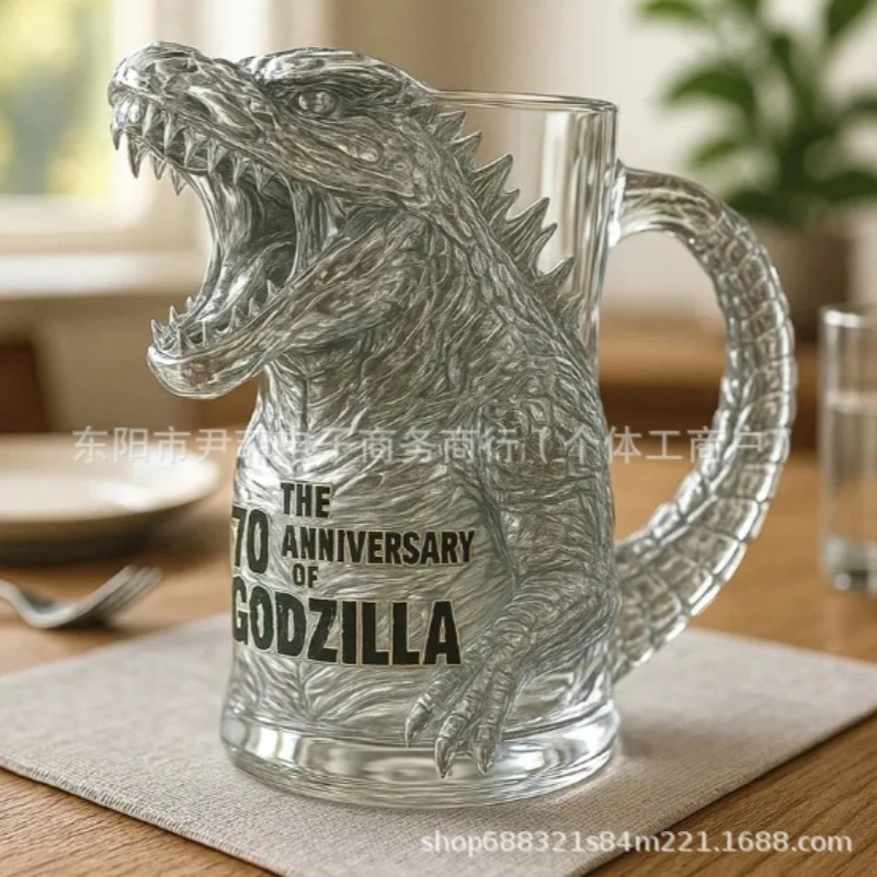 

Godzilla peripheral model ornament accessories 70th anniversary glass cup Godzilla collection model gift