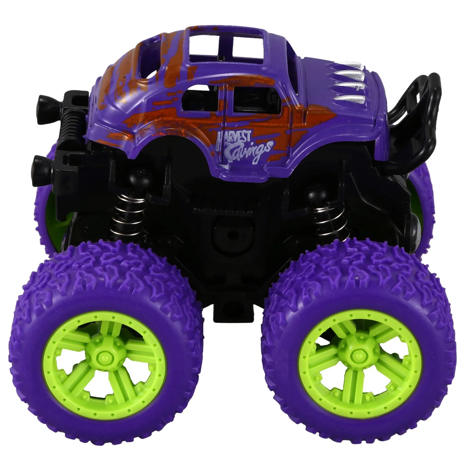 AC52-Mini 4Wd Inertia Rotatable Car  Friction Power Four-Wheeled Off-Road Vehicle Diecast Model Inertial Car