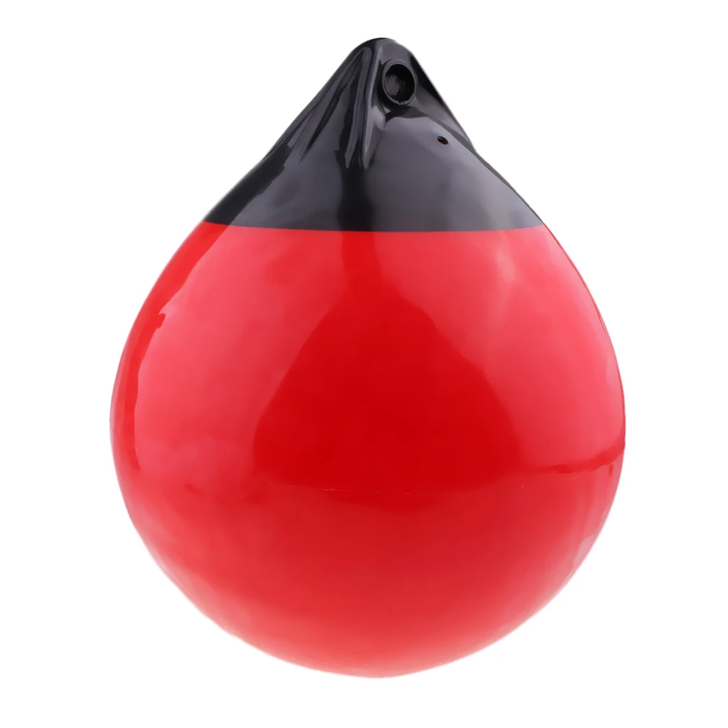 Buoy de Yacht gonflable pour bateau, pare-chocs flottant 30x35cm pour rivière, sites d'empilage, jetée fixe, rouge