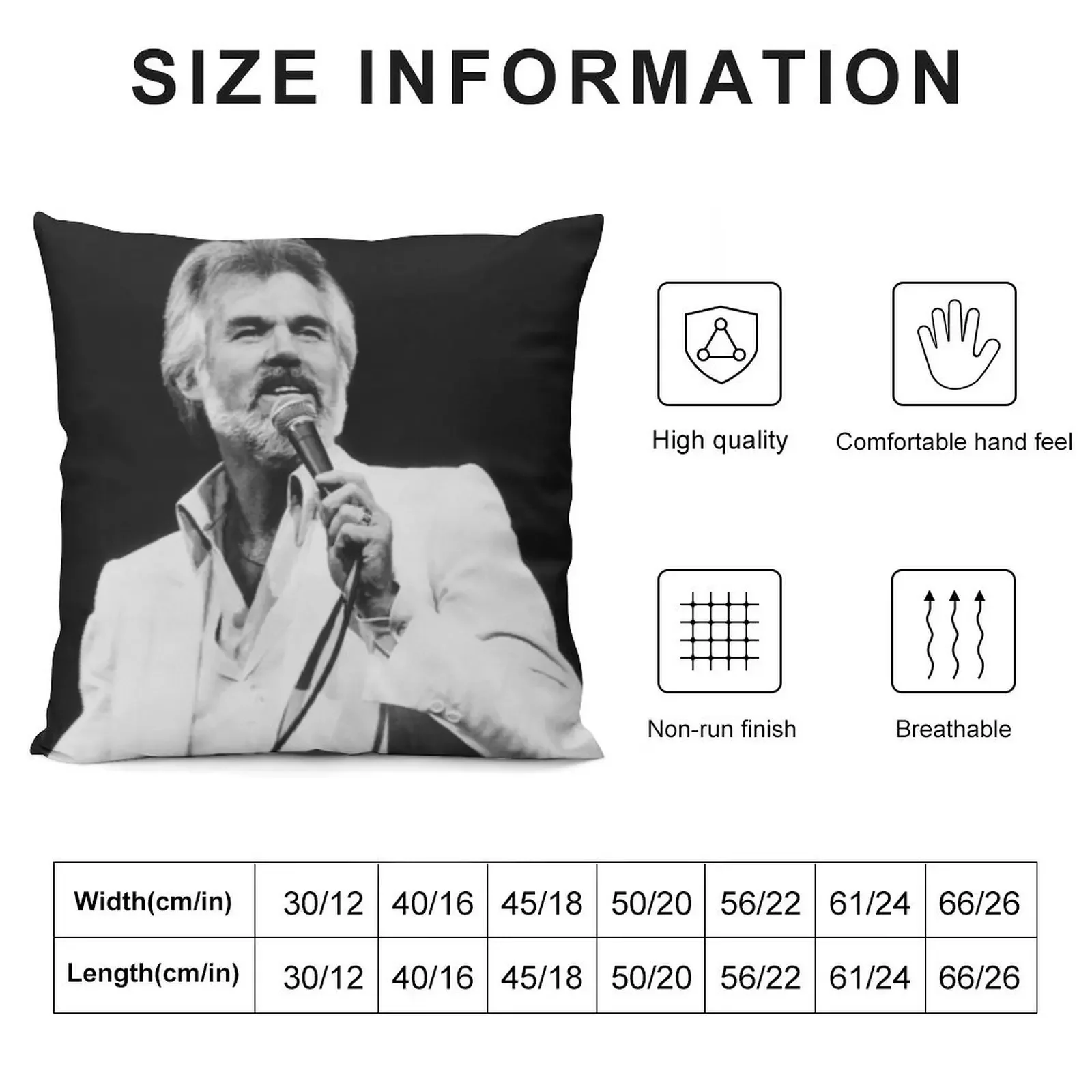 Country music singer Kenny Rogers Throw Pillow Cushions For Children sleeping pillows Cushions Cover Christmas Pillow pillow