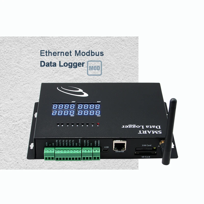 Indoor Usage and Temperature Transmitter modbus tcp datalogger for GSM Network