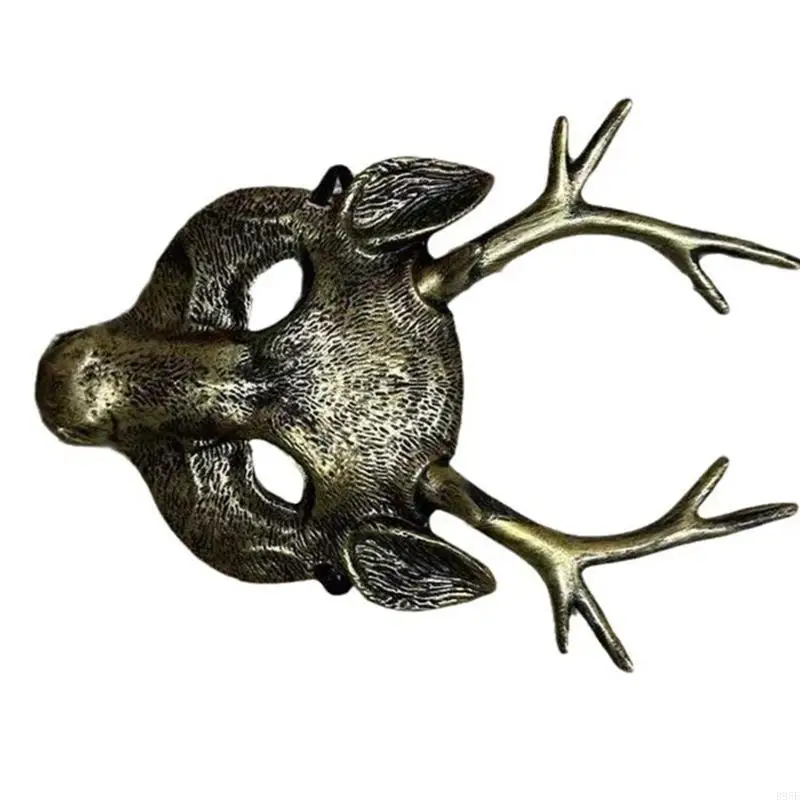 

B95F Halloween Deer Cosplay Mask Deer Head Mask Halloween Deer Costume