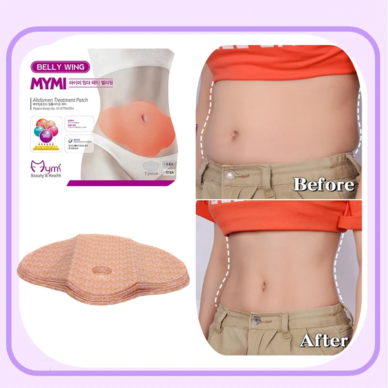 10PCS New Slim Belly Patch Abdomen Fat Burning Cellulite Lose Weight Tool Women Men Weight Loss Products