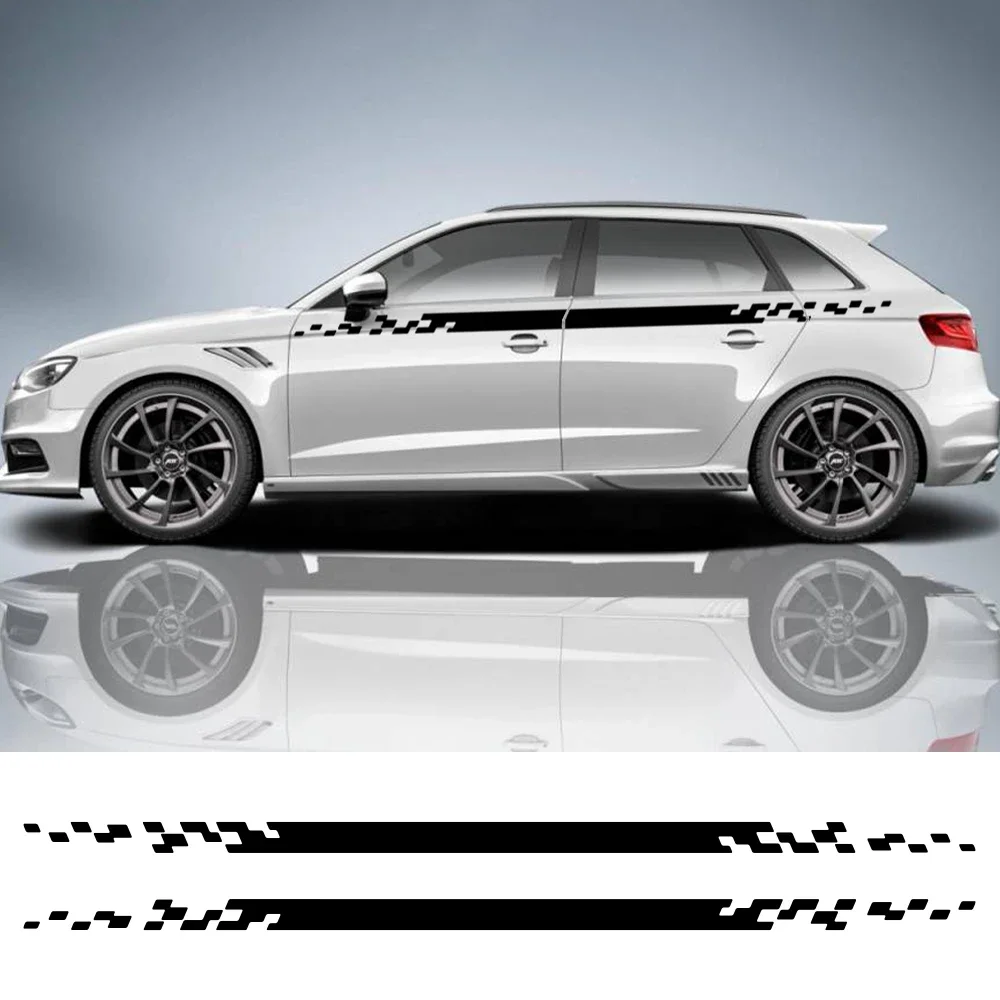 Car Waist Line Vinyl Decal Sticker Exterior Graphics Accessories For Audi A3 8V 8P 8Y 8L Sedan TFSI Sportback S3 RS3 Limousine