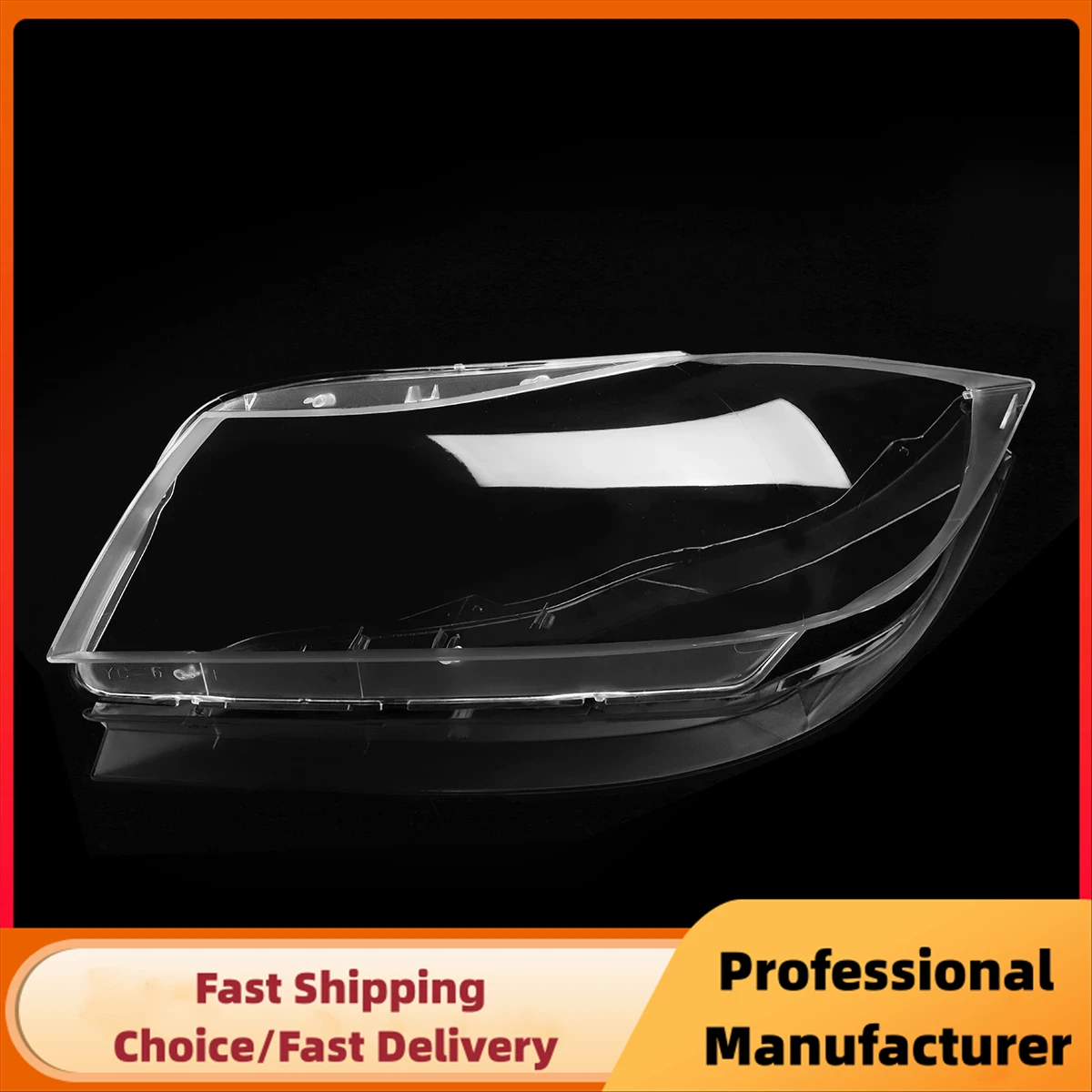 1Pair Front Headlamp Cover For Bmw 3 Series E90 E91 2006-2012 Facelift Clear Xenon Headlight Lens Shell Left+Right Lamp Cover