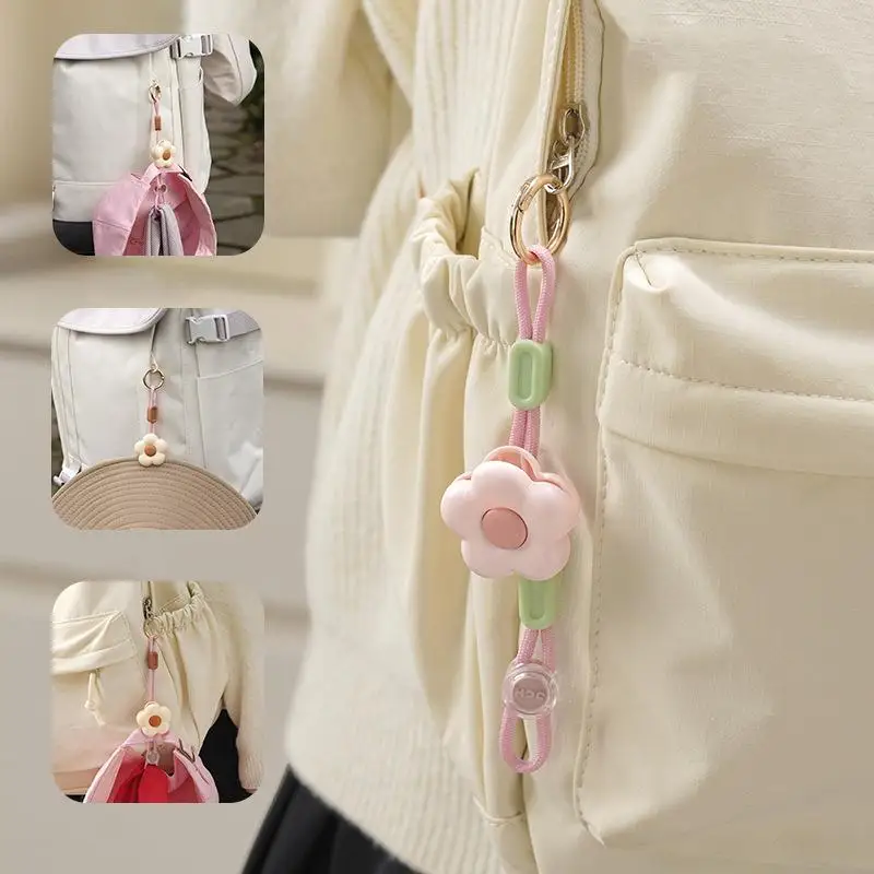 Fashion Hat Clip Hat Holder Clip with Flower Hat Keeper for Kids and Adults Secure Multifunctional Hat Attach Clip for Camping