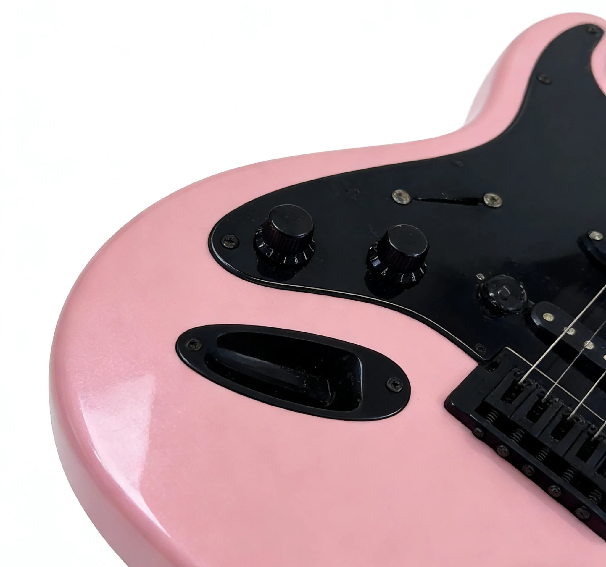 Left-Hand 6-String Electric Guitar Tailpiece Processing in Pink Metallic Red Blue And Sunset Colors in Stock