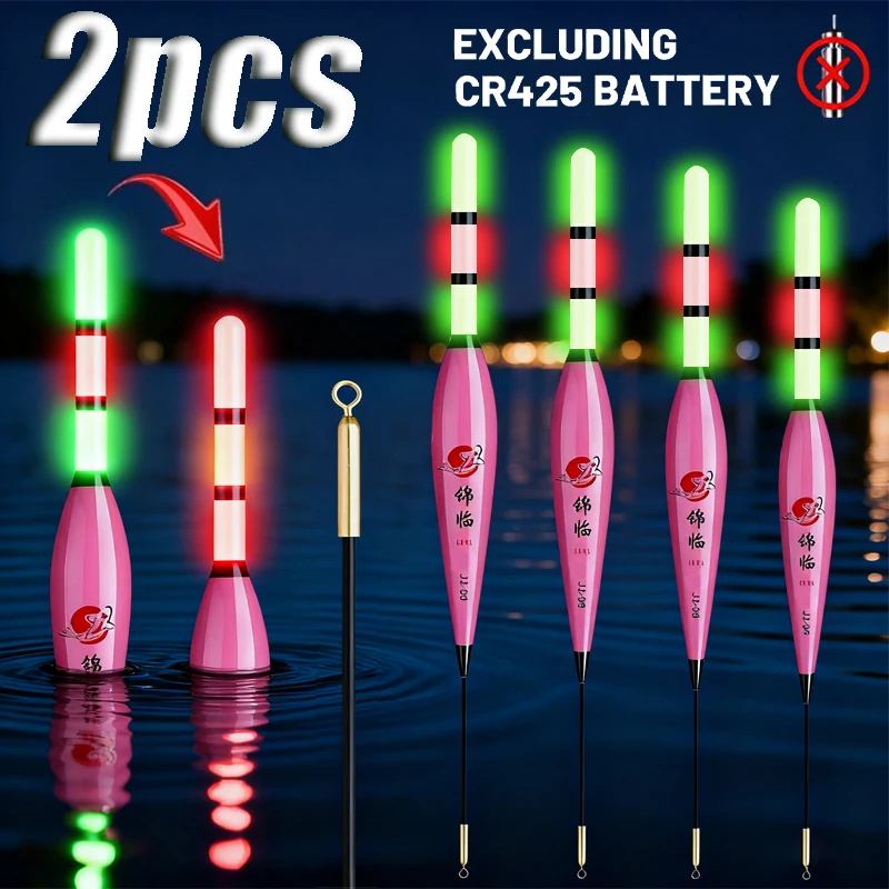 

2-piece Set Night Fishing Float ,Gravity-sensing Color-changing Light ,Electronic Fishing Floats 6g/8g/10g/12g