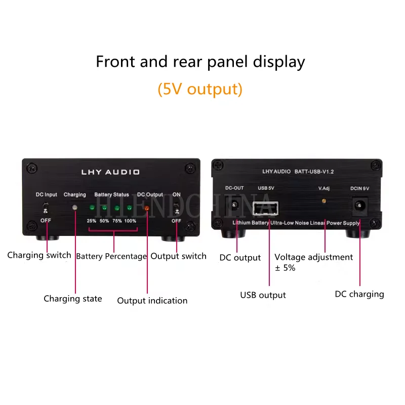 LHY Audio LT3042 малошумящий высокоточный линейный регулятор USB 5 В 12 В 2 А аккумуляторный источник питания/зарядка банка