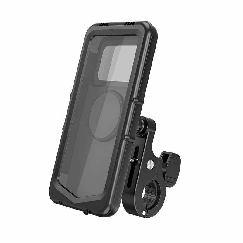 Magnetic Rainproof Phone Holder for Bicycles, for Mountain Bike Riding and Electric Scooters