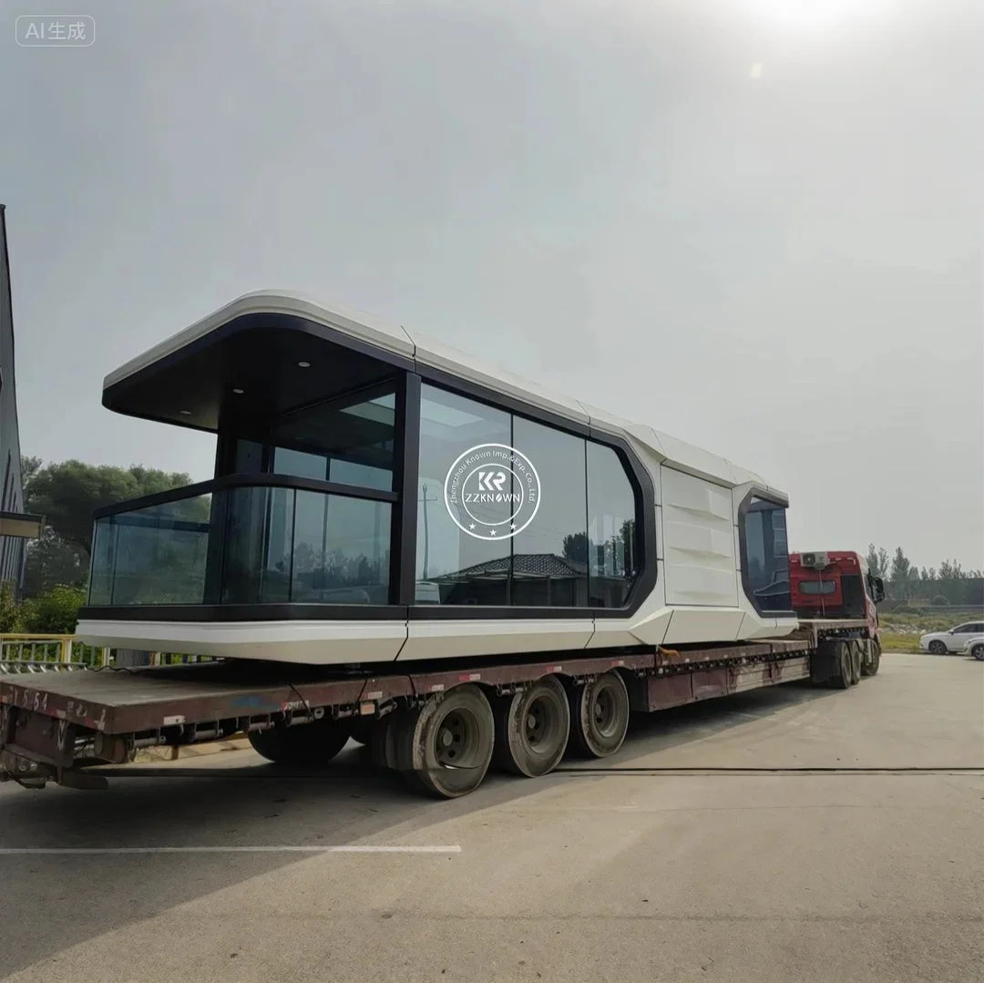 Extendable Prefab House Space Capsule Bed Cabin Hotel Container Home Sleep Pod Outdoor Mobile Tiny House Luxury Capsule House