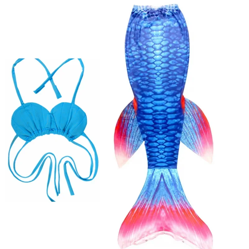 Girl Mermaid Tail Swimsuit Bathing Suit Bottoms Kids Cosplay Mermaid Princess Cosutme Accessories Fit 3-13 year old Girl