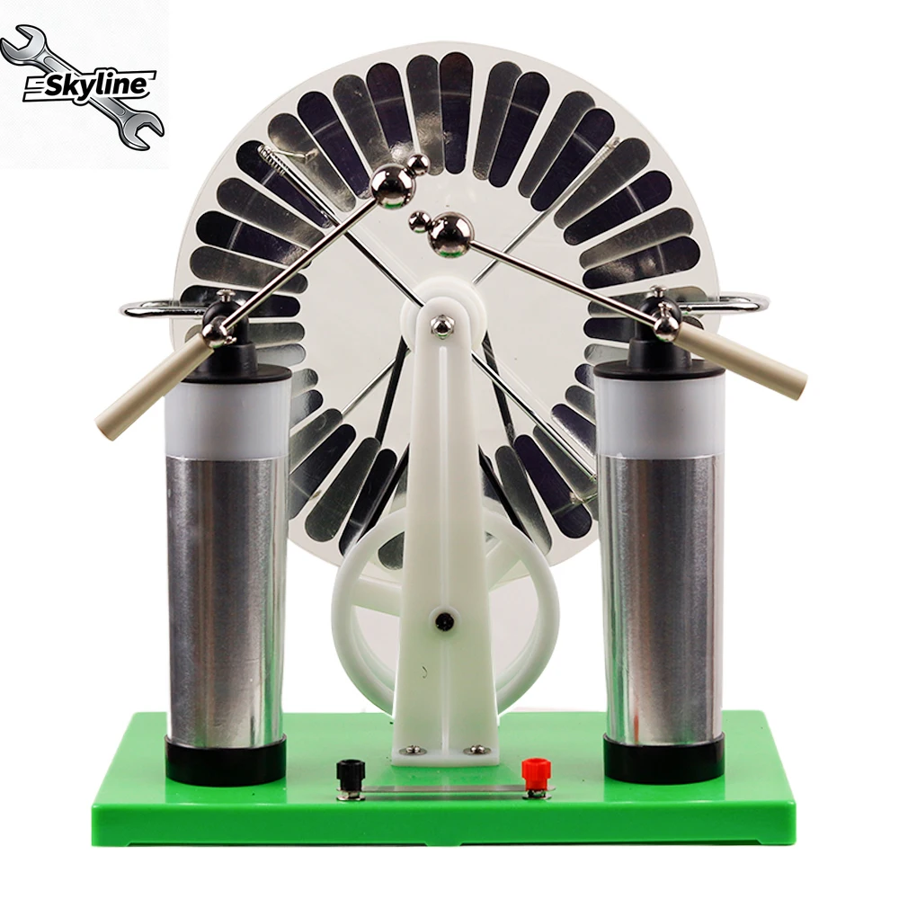 Máquina estática física gerador eletrostático equipamento experimental de eletricidade