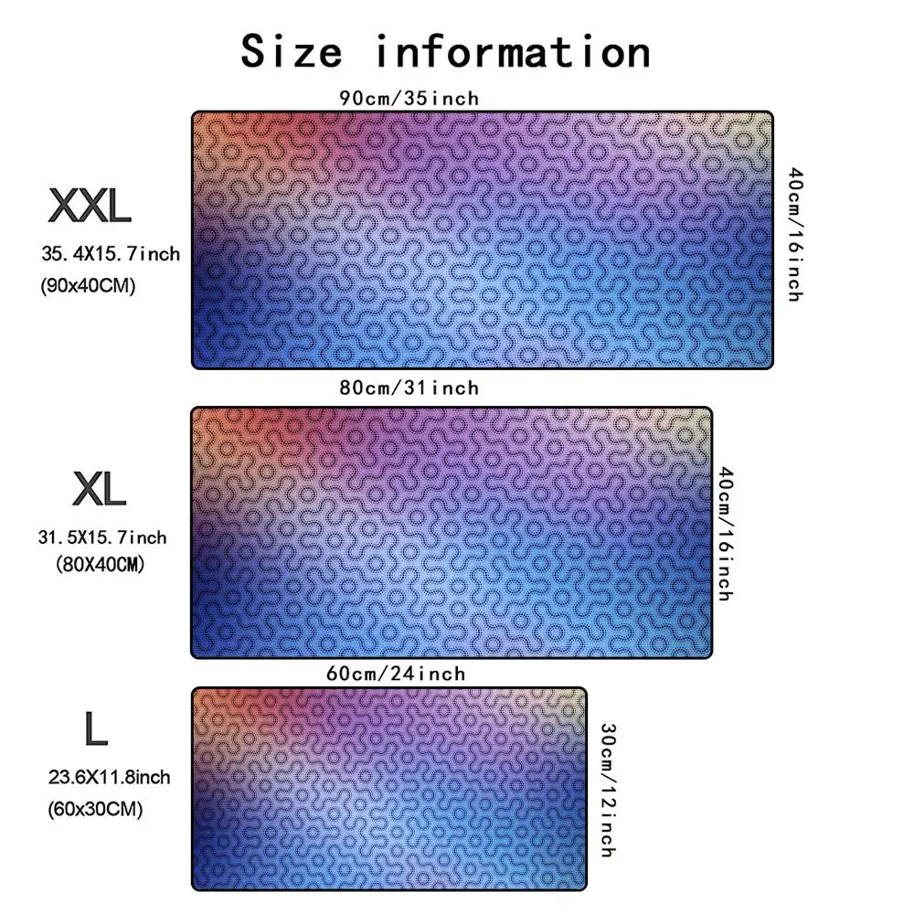 الإبداعية مجردة الفن ماوس الوسادة XXL Esports مكتب مكتب للحاسوب شخصي حصيرة لعبة الملحقات ماوس المطاط المضادة للانزلاق HD الألعاب DeskMat