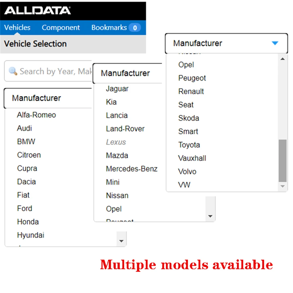 Newly Automotive Repair Software Alldata All Data Auto data Au to Data for Mit chell Identifix Online