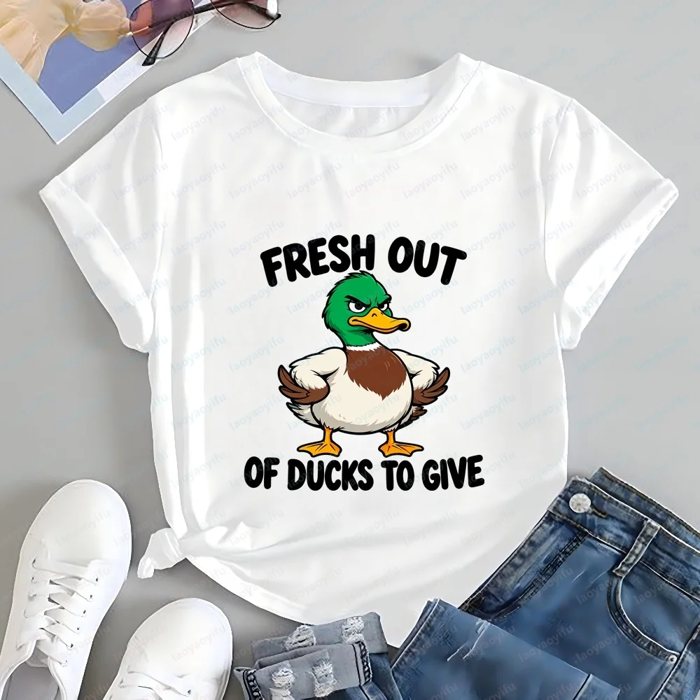 Fresh Out of Ducks To Give Funny Novelty Sarcastic Mallard Joke Gift Men's and Women's Shirts and T-shirts