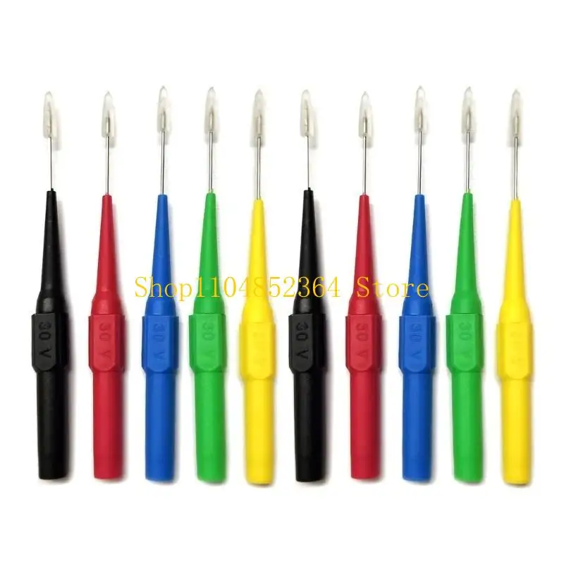 2/10Pcs Wire Piercing Probe Insulation Back Probes, Probe Non-destructive Pin, Back Probe Kits Automotive for Test Car
