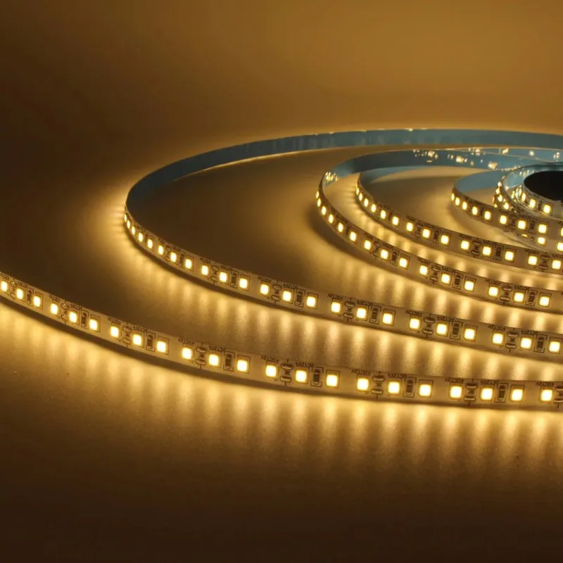12V Low Voltage SMD2835 LED Strip Light 120LED/M 4-5MM Narrow PCB Ultra Bright Self-Adhesive Flexible Indoor Cabinet Tape Lamp