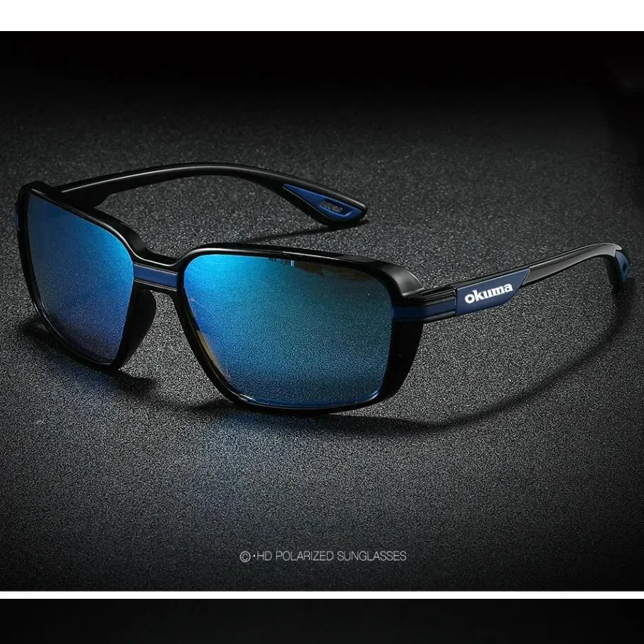 Okuma Outdoor-Sportbrille mit Polarisationsfilter, UV400-Schutz, angenehm zu tragen, modische und trendige Ausführung. – Detail 7
