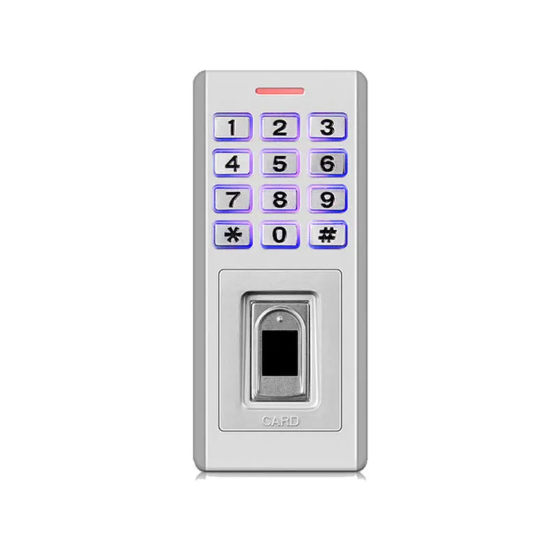 RFID Metal  Fingerprint Standalone Access Controller Keypad Waterproof IP68  200pcs Finger + 10000 Card User Four Ways Unlock