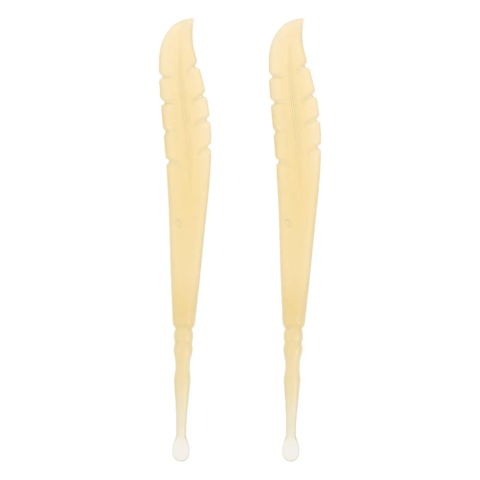 

2 Pcs Ear Spoon Soft Comfortable Portable Ergonomic Adults Ear Cleaning Tools Utensils Device Accessories Scraper