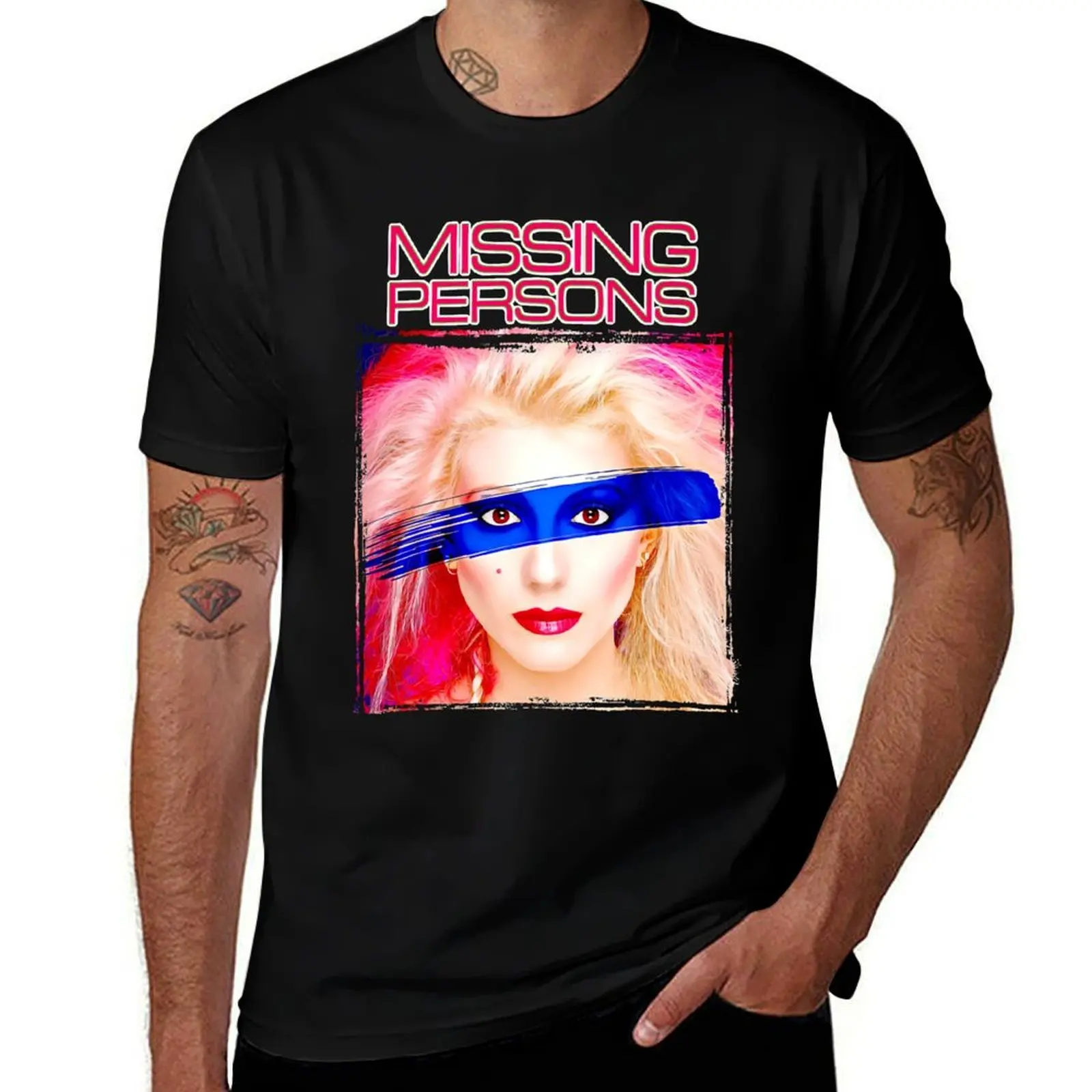 Missing Persons T-Shirt Plus Size Basic Short Sleeve Top T-Shirt