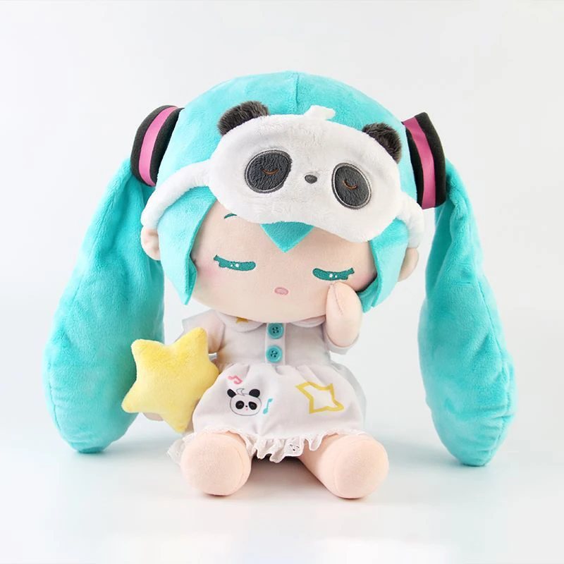 かわいい初音ミクぬいぐるみドーパミン漫画ふわふわぬいぐるみファッションミク睡眠人形アニメ家の装飾完璧なプレゼント