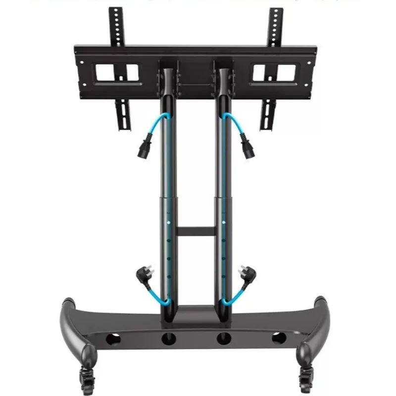 Low-profile LCD TV Cart  Stand  All-in-one Touchscreen Mobile Mount  Floor-standing Wall Mount