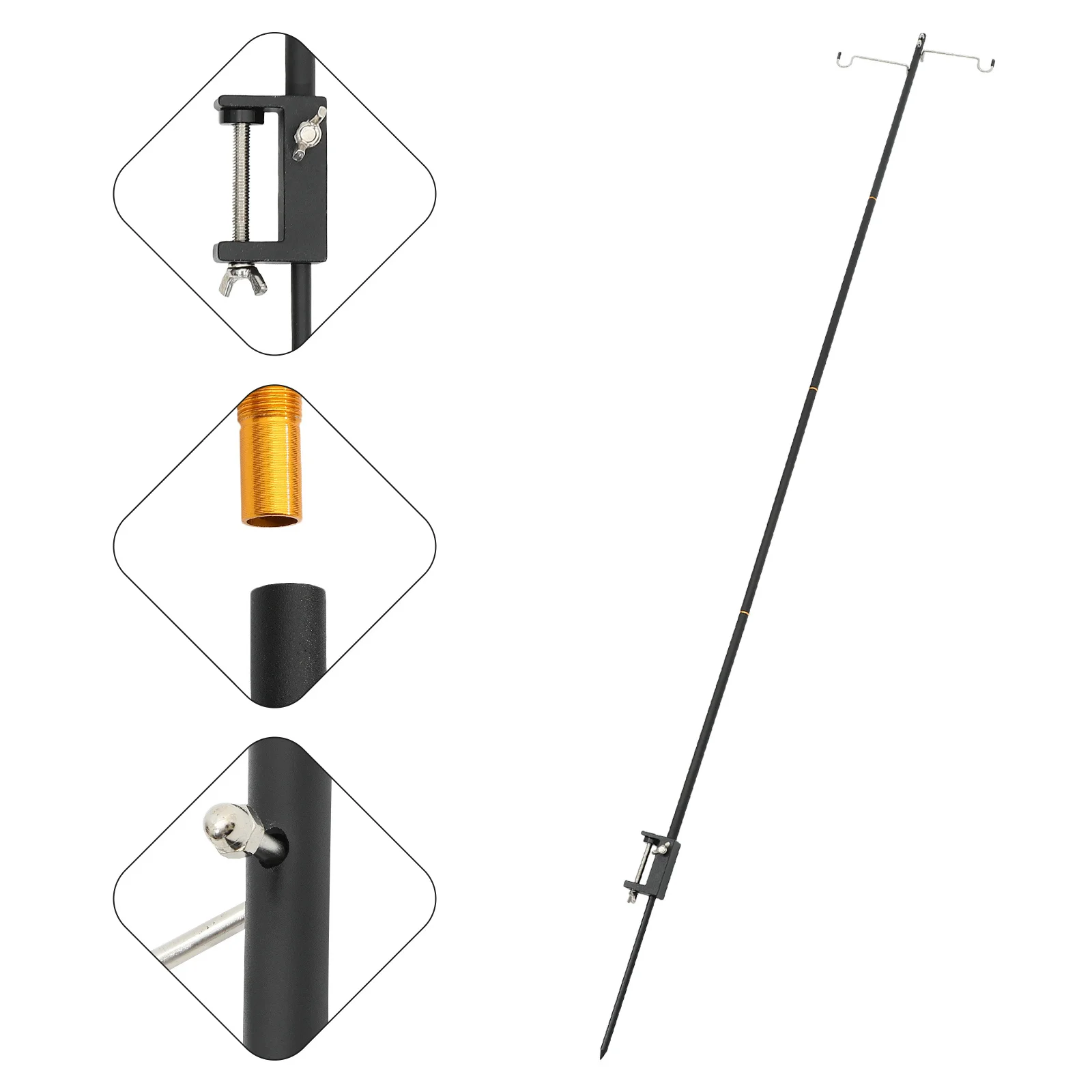 

Camping Lantern Stand Outdoor Light Holder Portable Lamp Rack Easy Assembly High Performance Material Strong Toughness