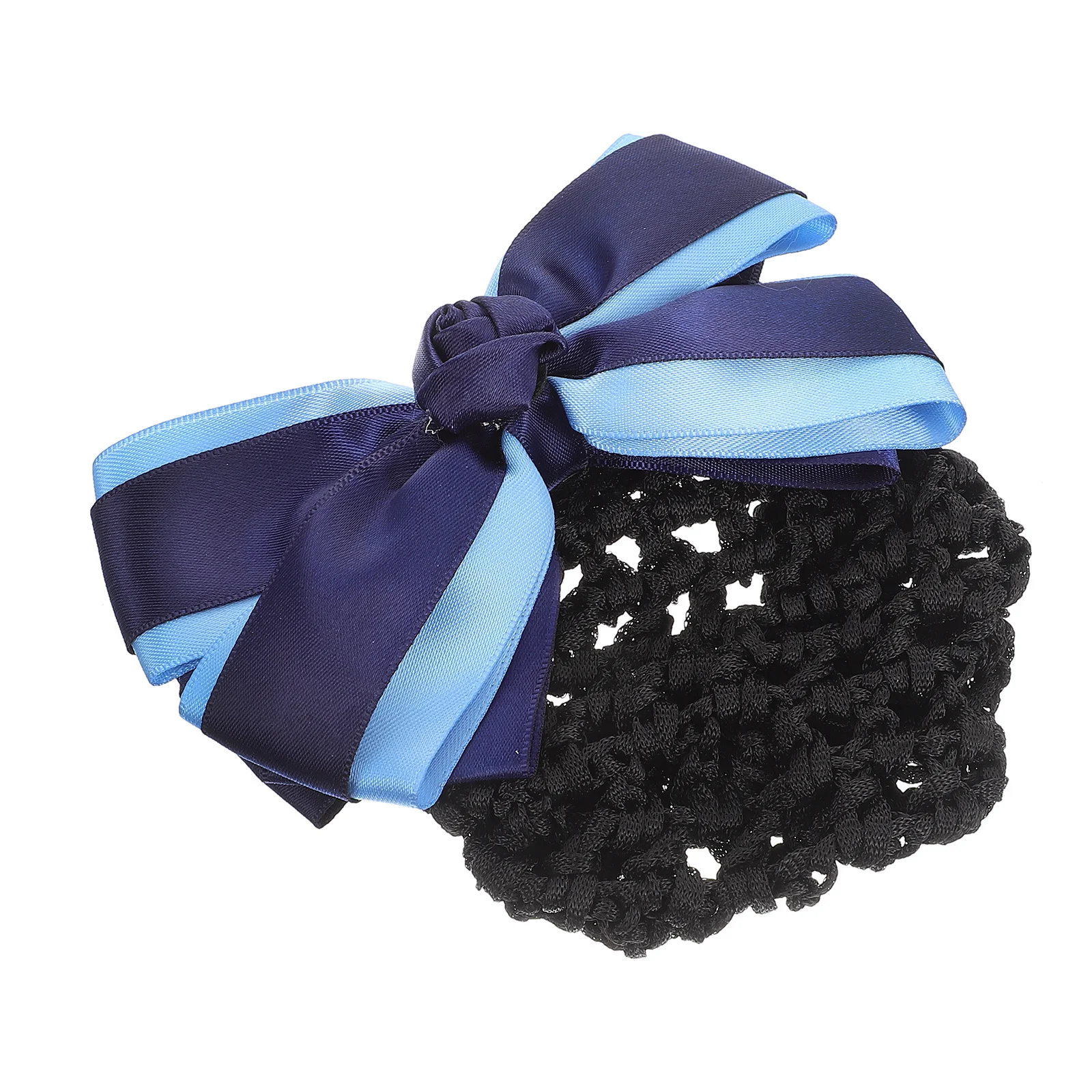 شبكة شعر نسائية على شكل فيونكة شبكية أنيقة من الكروشيه للاستخدام الاحترافي وكعكة الرقص هدية لمحبي الشعر #1