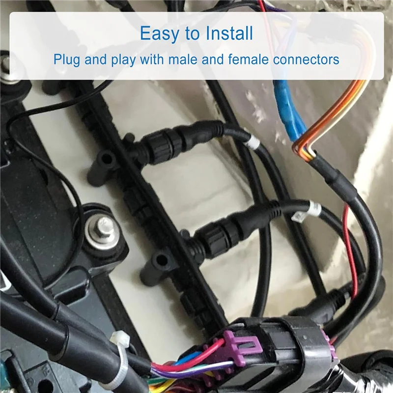 N82R 2X NMEA 2000 (N2K) 2 Meter Backbone Drop Or Extension Cable For Lowrance Simrad B&G Navico Networks With 5Pin Connector