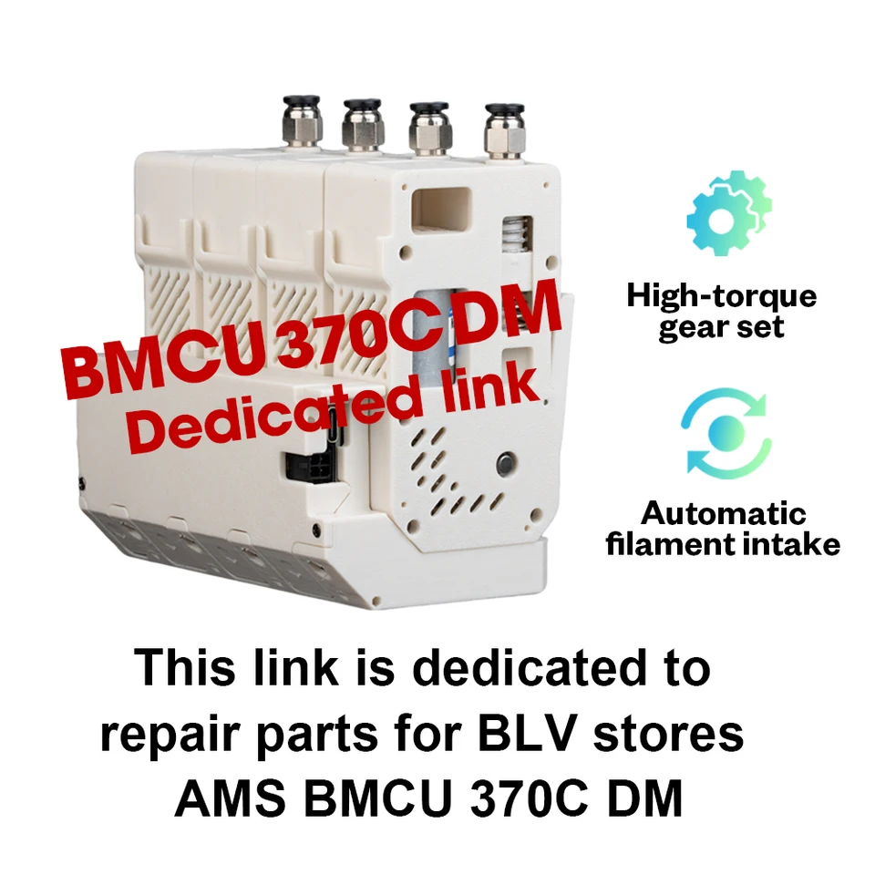 BLV® BMCU 370C DM 370C Dual micro switch Repair Parts High torque