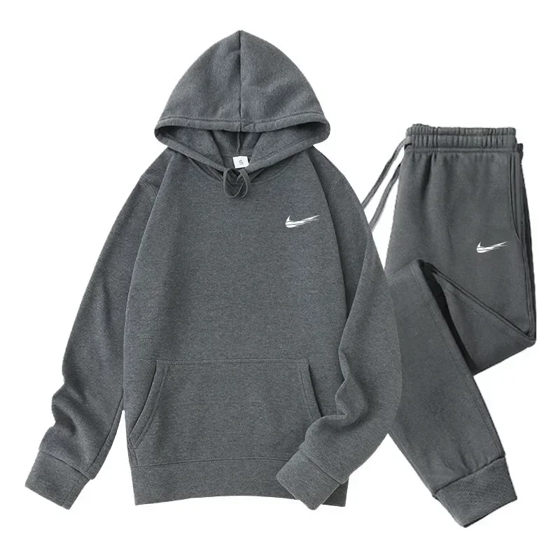 Brand clothing Autumn and Winter Hoodie Suit Men\'s Fashion Hoodie Brand Pants Casual Jogging Suit Sports Wear Sweatshirt Set