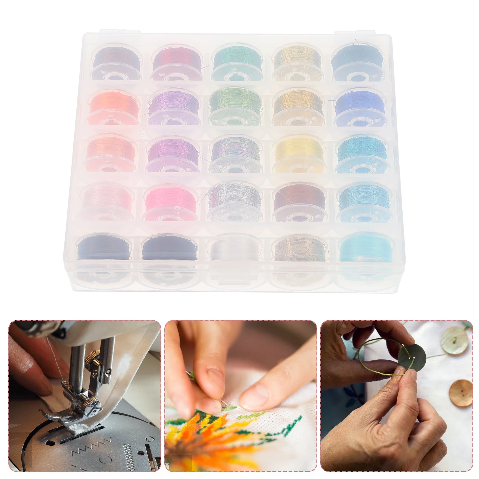 

25 pcs Cross Stitch Threads Embroidery Floss Sewing Craft Accessories Diy Thread Hand Embroidery Threads Colorful Sewing