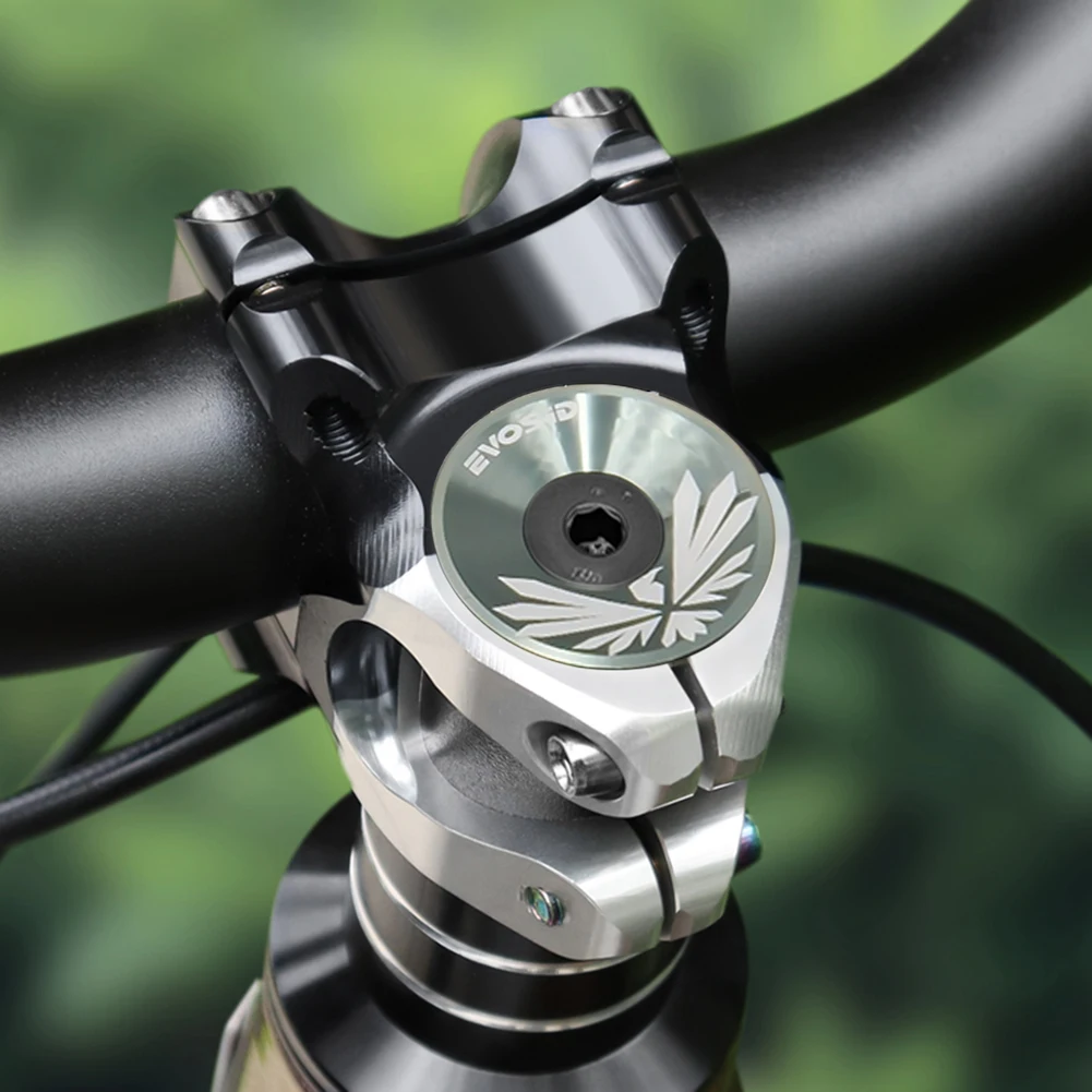 Bicycle Headset Cap Aluminium Alloy Bike Headset Cover Bicycle Stem Top Cap for Fork Head Tube Cycling Accessories