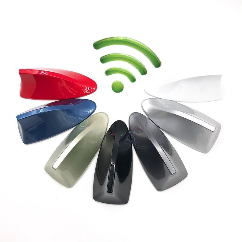 

New Universal Car Radio Shark Fin Roof Antennas Decorative Car Shark Antenna Radio FM Signal Design Aerials Antenna Car Styling