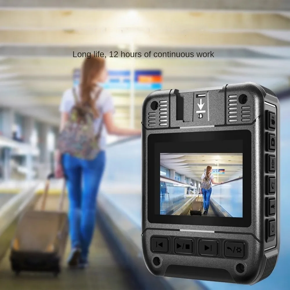 

NCZOBOE Camara Policial Video Recorder Body Camera HD 1296P Remote Control Mini Comcorder Security Guard