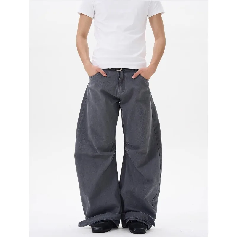 

Men's Outdoor High-quality Sports Leisure High Waisted Loose Straight Leg Pants Trendy and Fashionable Neutral Wide Leg Pants