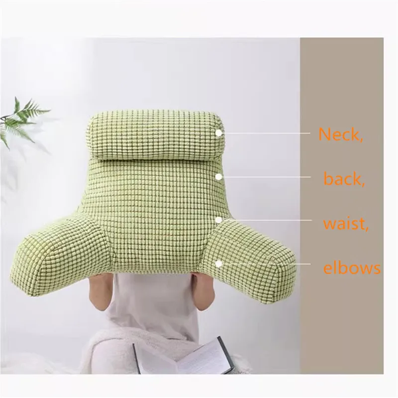 Big Back Sofa Pillow for Reading Soft Bag Reading Bed Back Pillow Bay Window Waist Cushion Headrest 70x40x40cm- 90x45x65cm