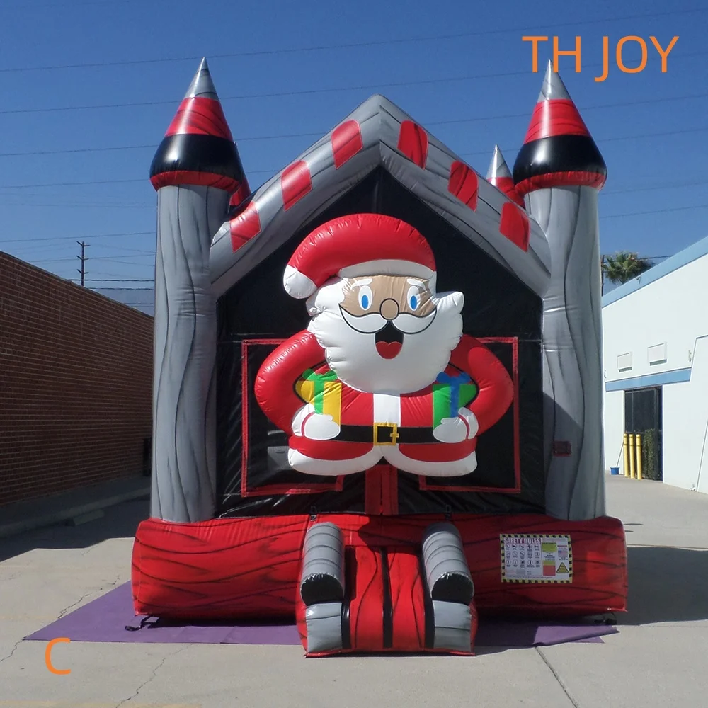 บ้านลมเป่าลมซานตาคลอส บ้านลมเป่าลมรูปกวางเรนเดียร์สำหรับเช่าจัดงานปาร์ตี้