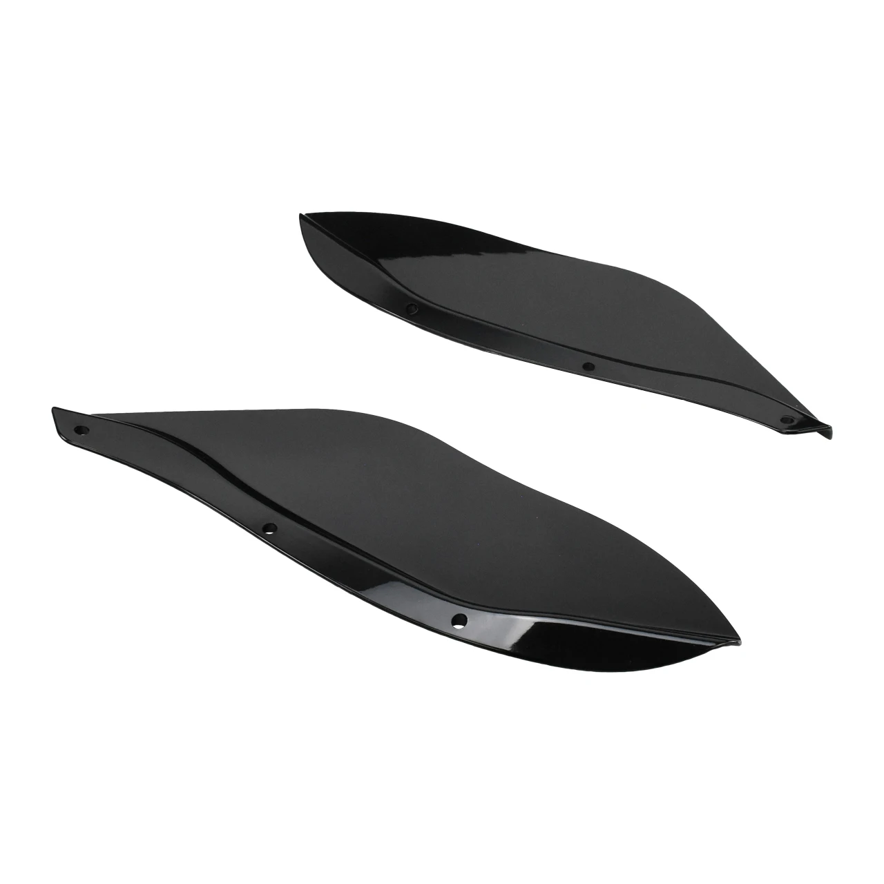 Motorcycle ABS Side Wing Windshield Air Deflector Upper Fairing Accent For Harley Touring Electra Street Glide FLHR 1996-2013