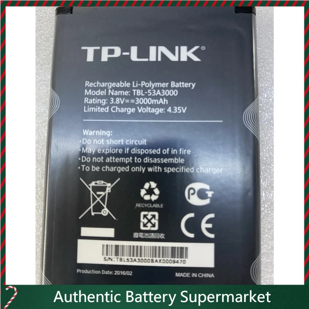 

Новые высококачественные аккумуляторы 2025 года для Neffos/Pulian TP-Link TBL-53A3000, M7650, M7450