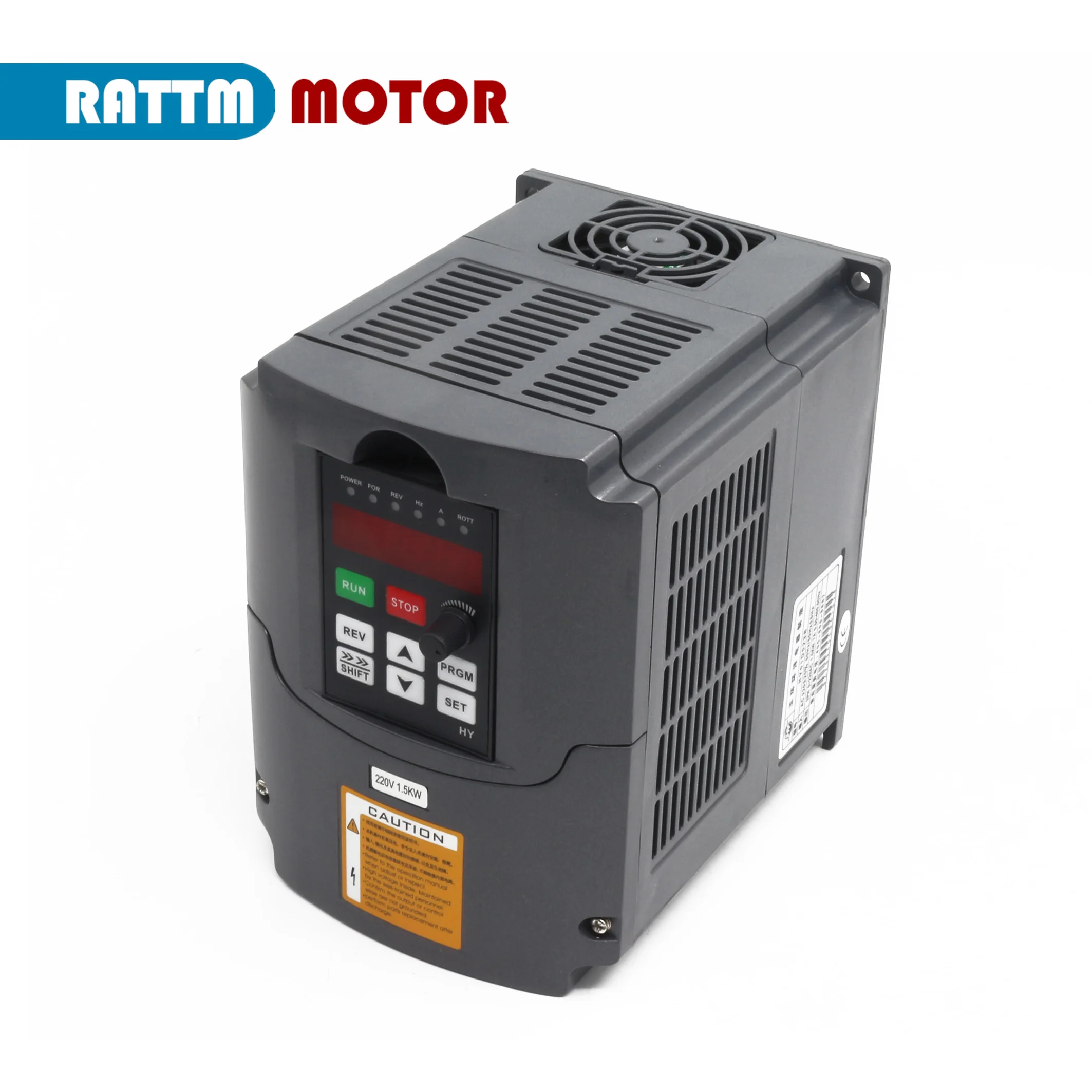 Imagem -02 - Huanyang Inversor Vfd 110v 220v 380v 7a Frequência Variável Fase de Entrada ou Fases Saída Fases do Motor Rattm hy 1.5kw