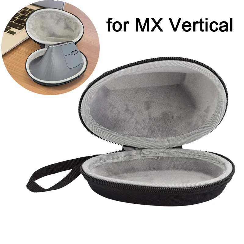 

Storage Bag for Logitech MX Vertical Portable Mouse EVA Carrying Case Hard Shell Shockproof Mouse Travel Protection Case
